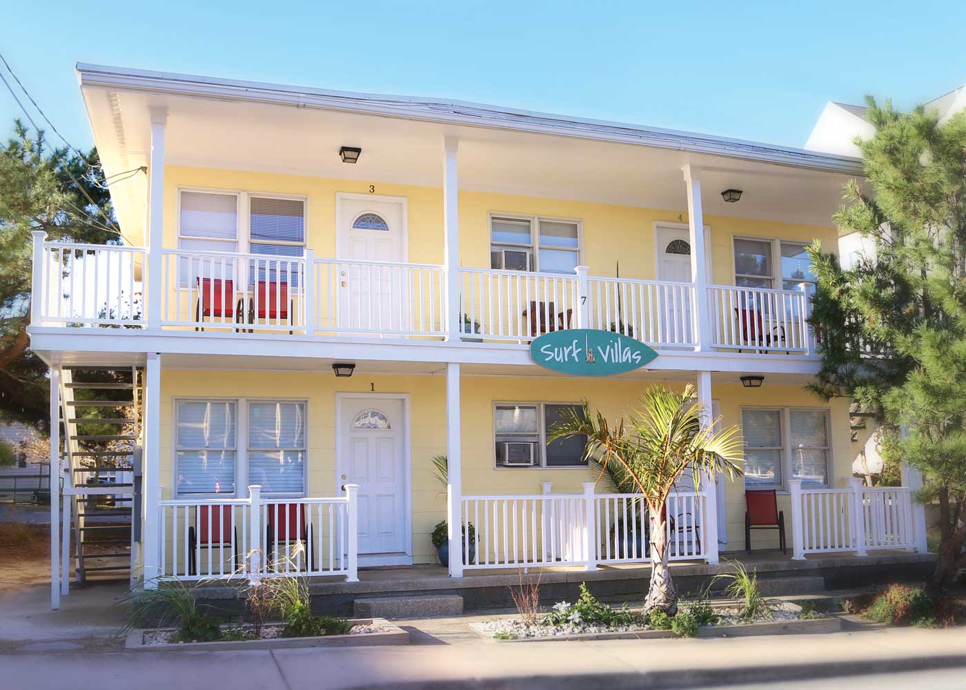 surf villas building front