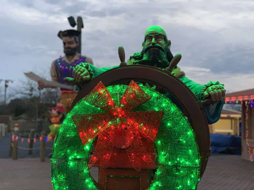 Jolly Roger pirate ready for Christmas