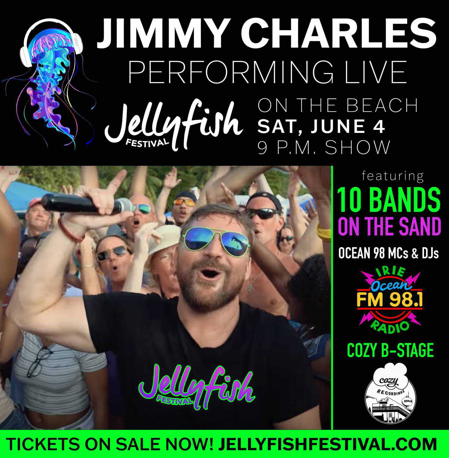 Jellyfish Festival Announces Jimmy Charles as Headliner - OceanCity.com