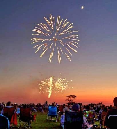 Janel Quillen Flynn - Fireworks at Sundaes in the Park, Northside Park