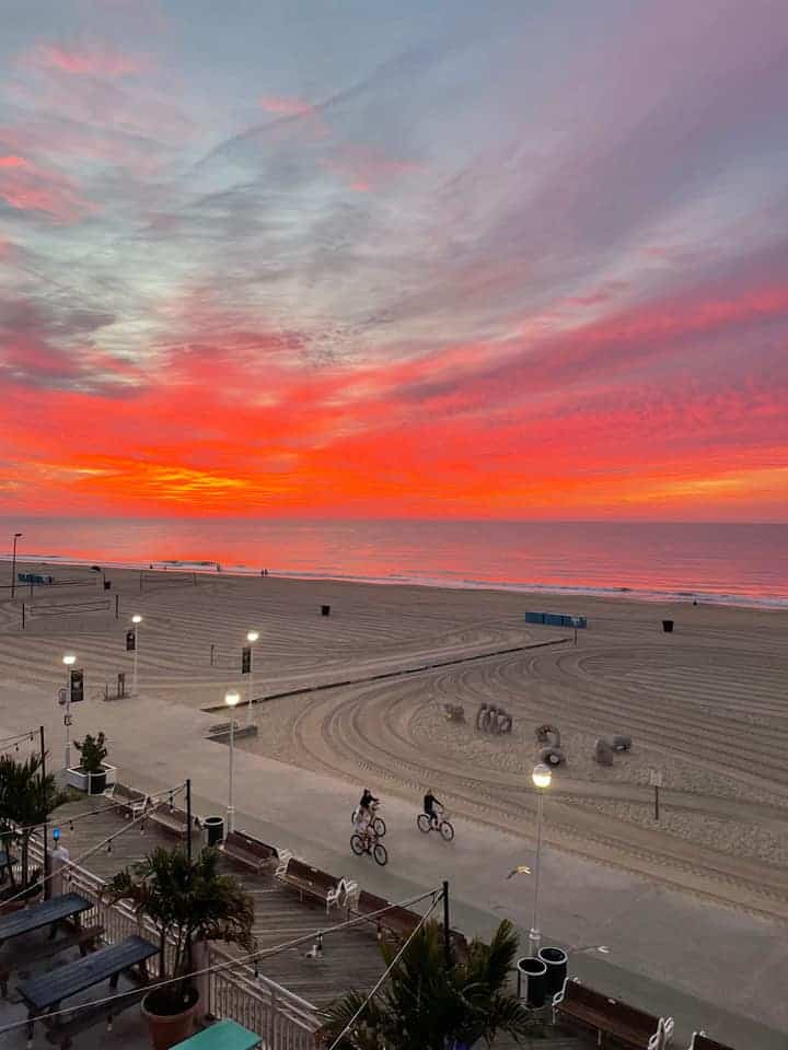 Sunrise from the Park Place Oceanfront Hotel
