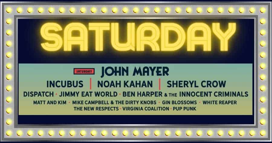 Saturday performers at Oceans Calling Festival 2023