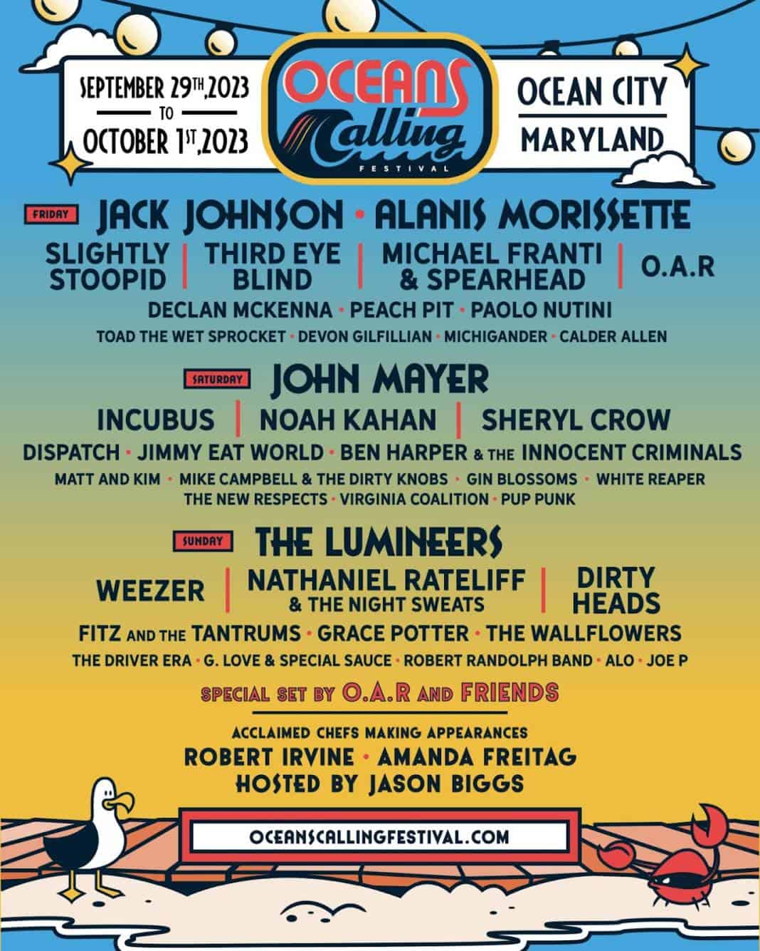 oceans calling 2023 poster