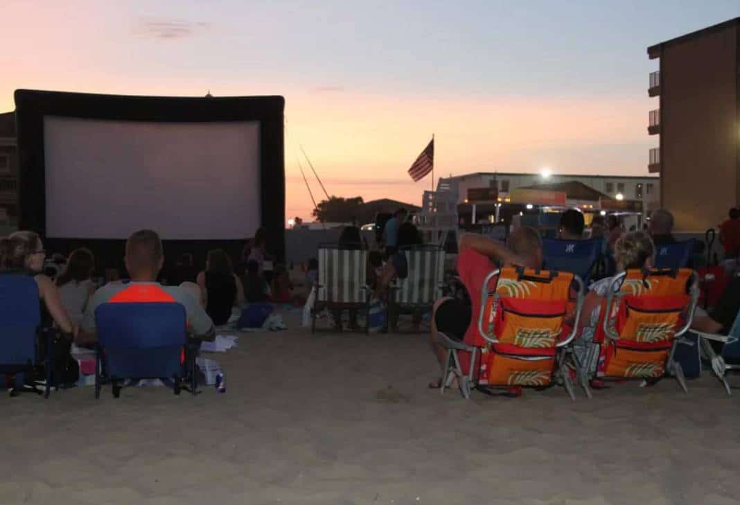 Free Movies on the beach in Ocean City MD