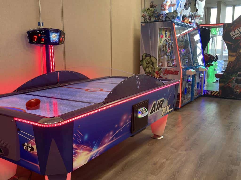 Air Hockey at the Grande Arcade in Ocean City