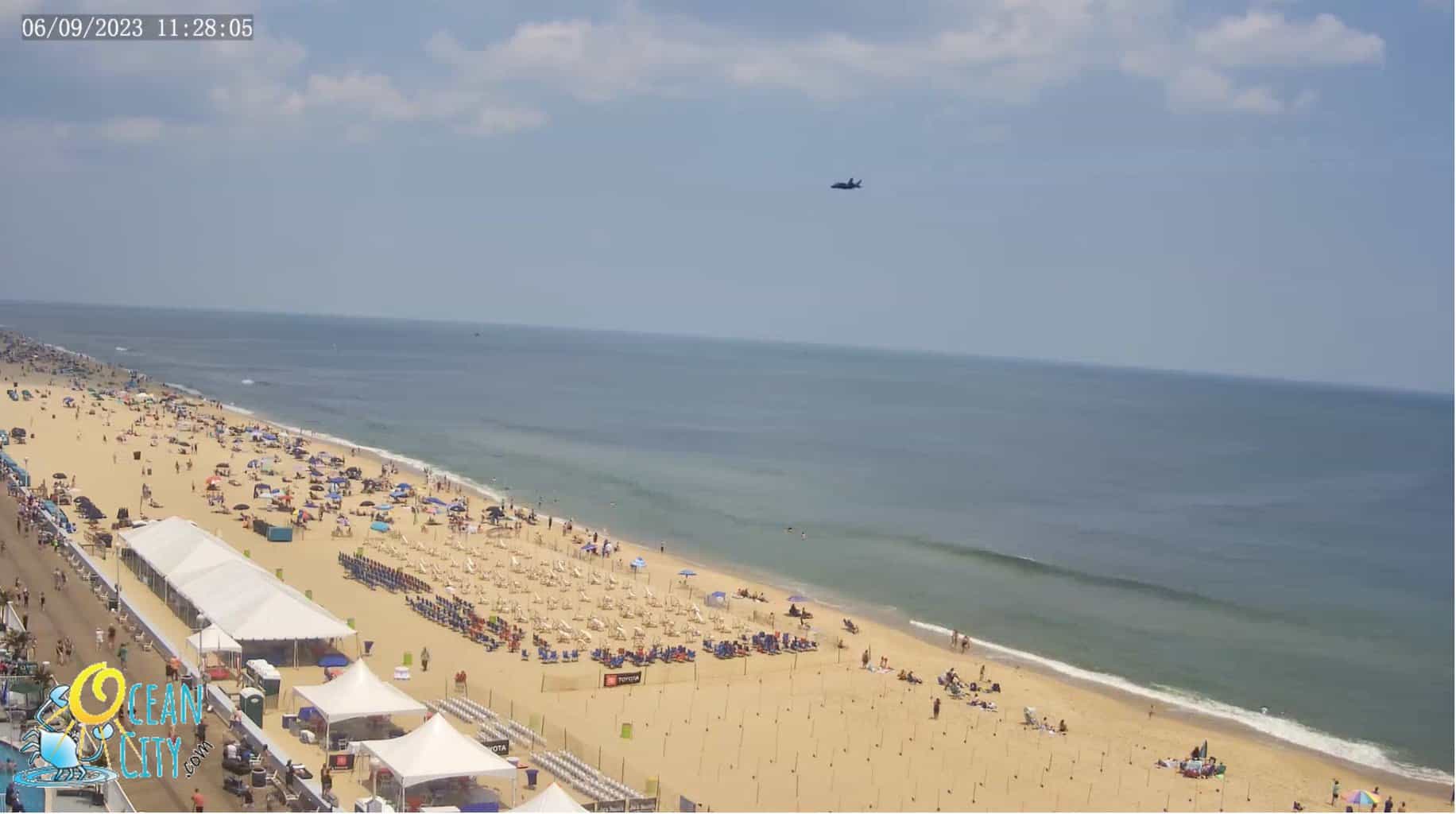 Great Webcams to watch the Air Show without Being in Ocean City