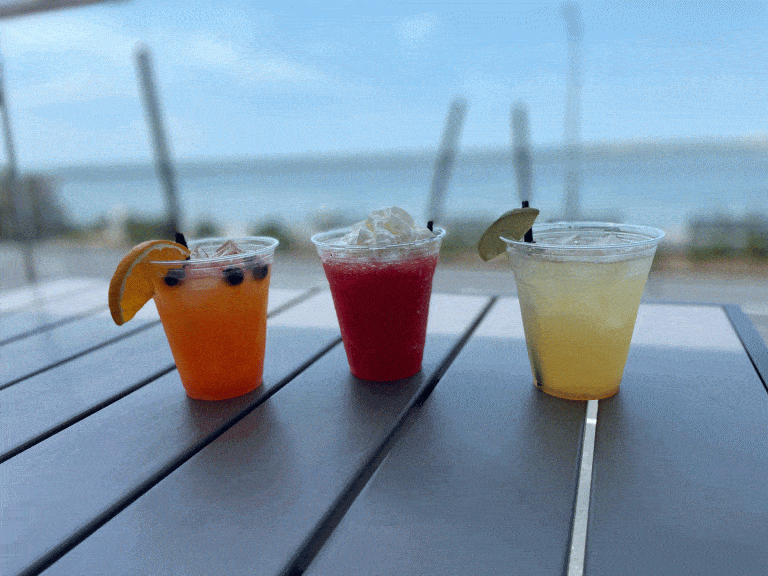 drinks at the wedge in Ocean City Maryland