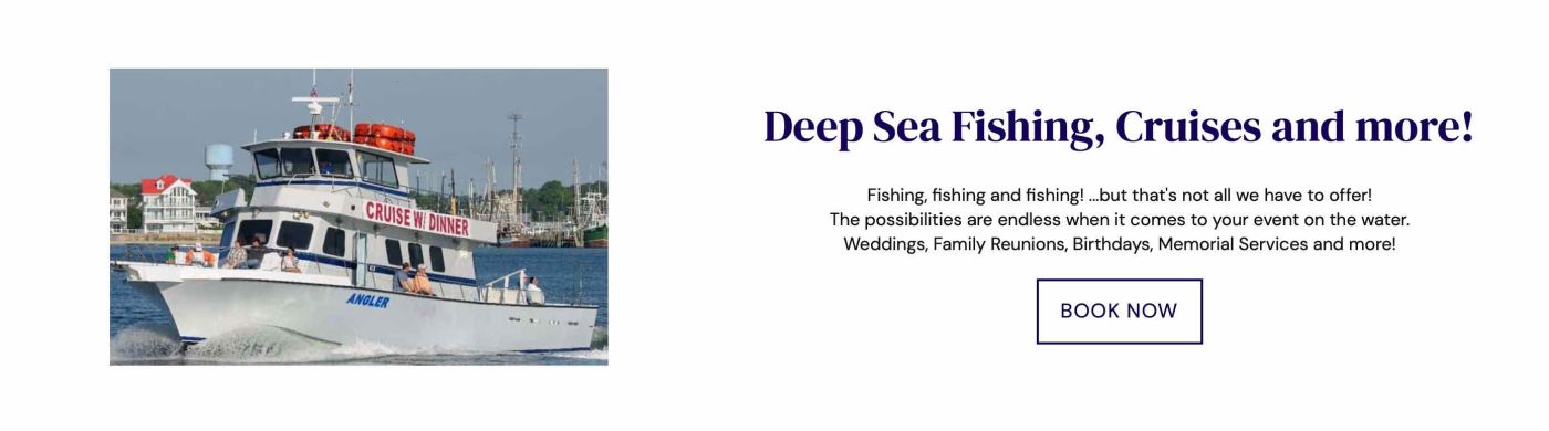 the angler deep sea fishing boat book now on site