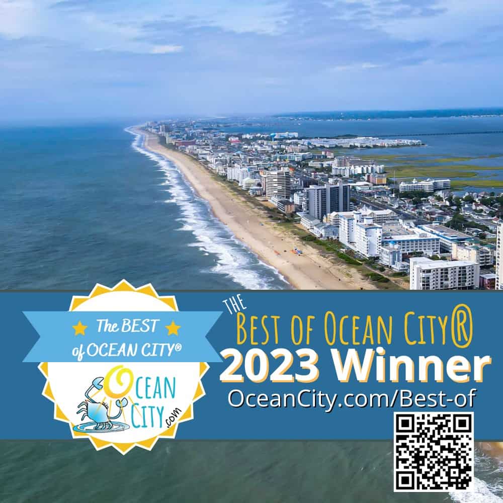 The BEST of OCEAN CITY® winner plaque 2023