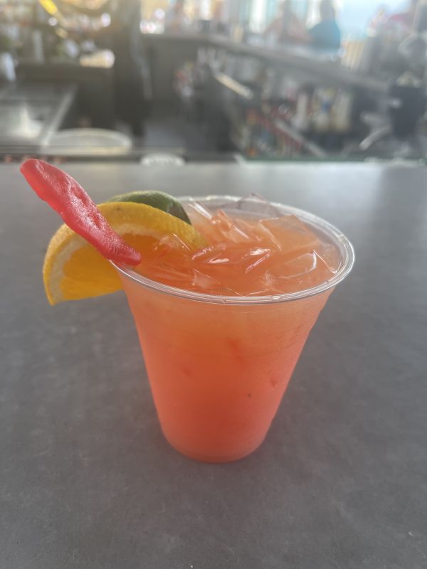 pirate juice cocktail from the wedge in Ocean City MD