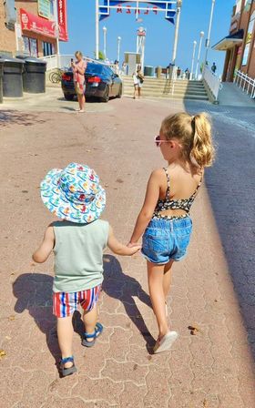 kids love to walk on the Boardwalk too.