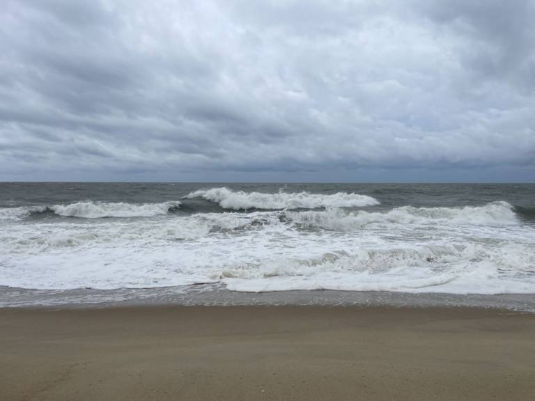 Beware on the beach today!