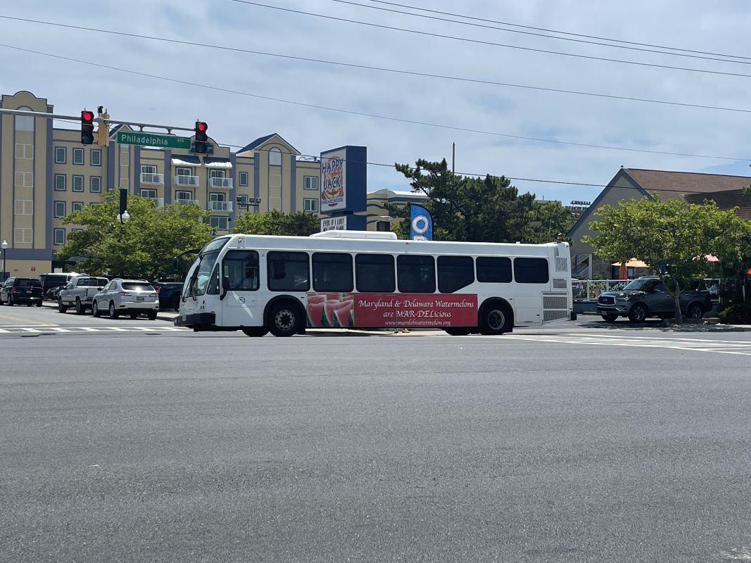Bus in Ocean City Md