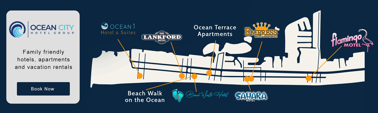 Ocean City Hotel Group, Property Map