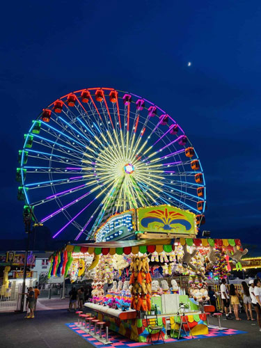 Trimper's Big Wheel at Night in Ocean City