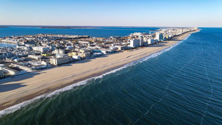 Aerial view of Ocean City Md