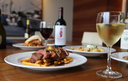 Classic Ocean City Dining at The Captain's Table. Steak, Lobster Tail!
