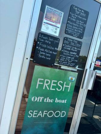 fresh raw seafood in Ocean City, Maryland