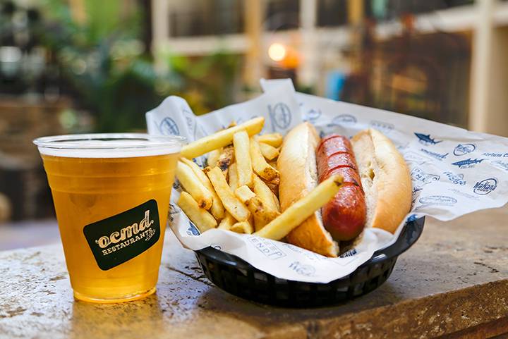 National Hot Dog Day in Ocean City MD - Atrium Bar