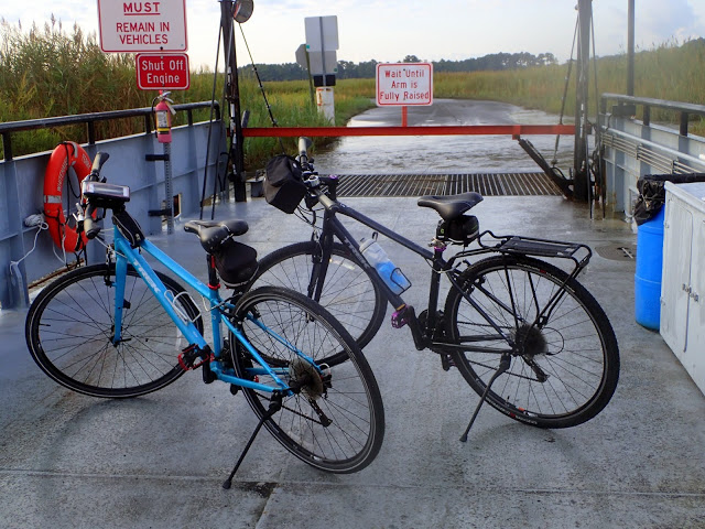 whitehaven ferry with bicycles