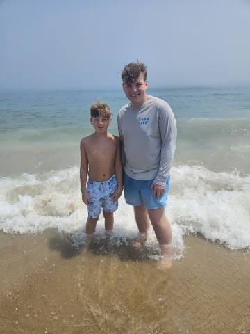 On the beach in Ocean City