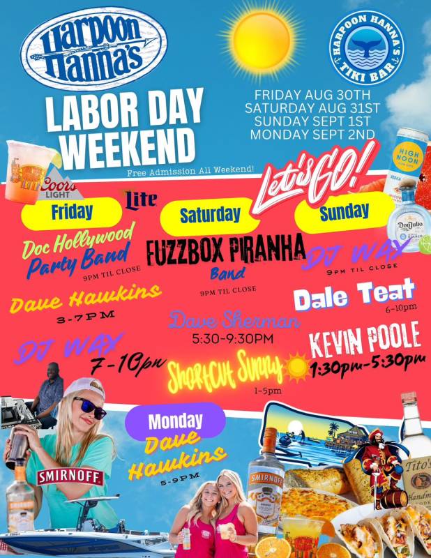 Labor Day at Harpoon Hannas