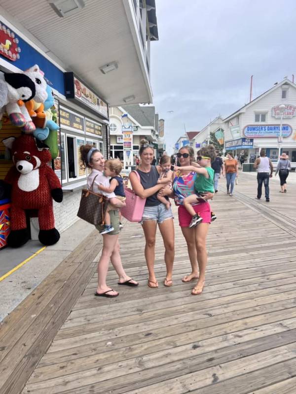 Families on the Ocean City Boardwalk