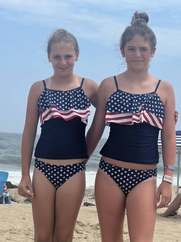 Girls on the Ocean City Md beach