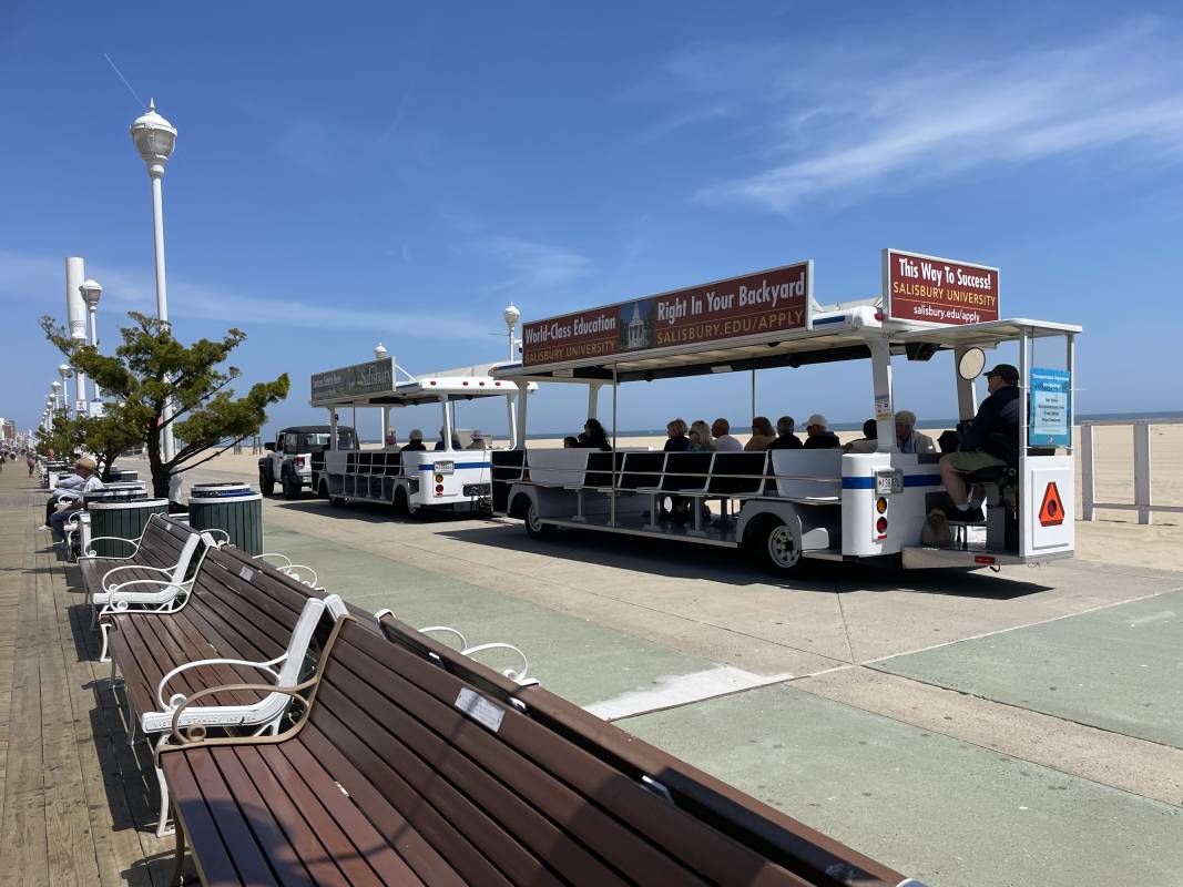 Boardwalk Tram in Ocean City Md