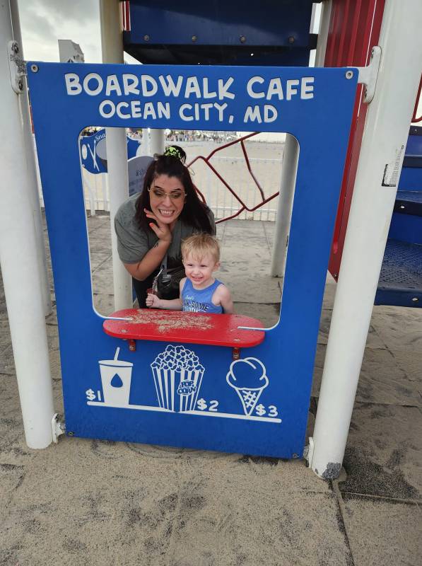 Photo op on the Ocean City Boardwalk