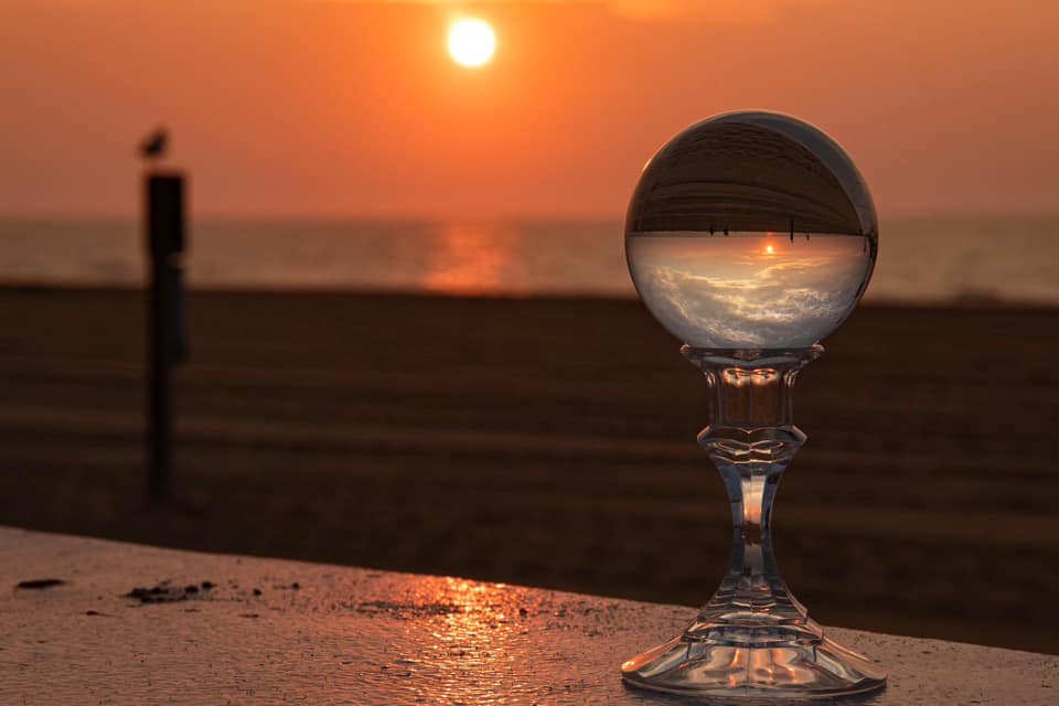 Sunrise on the Ocean City Boardwalk