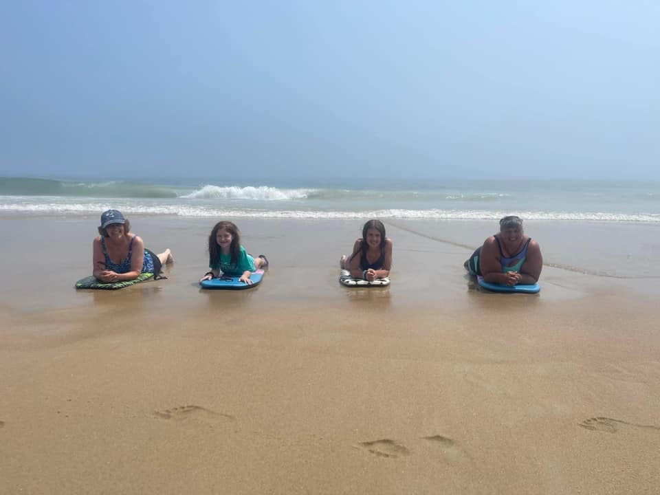 Waiting on a wave in Ocean City Md