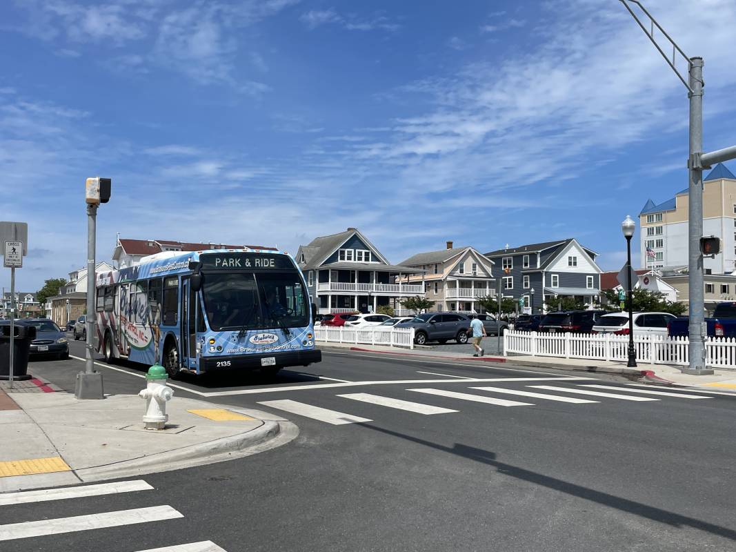 Park and Ride Bus in Ocean City Md