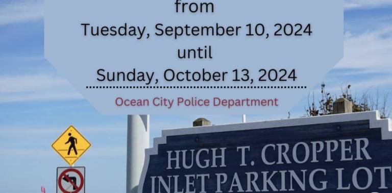No Parking at the Inlet Parking Lot