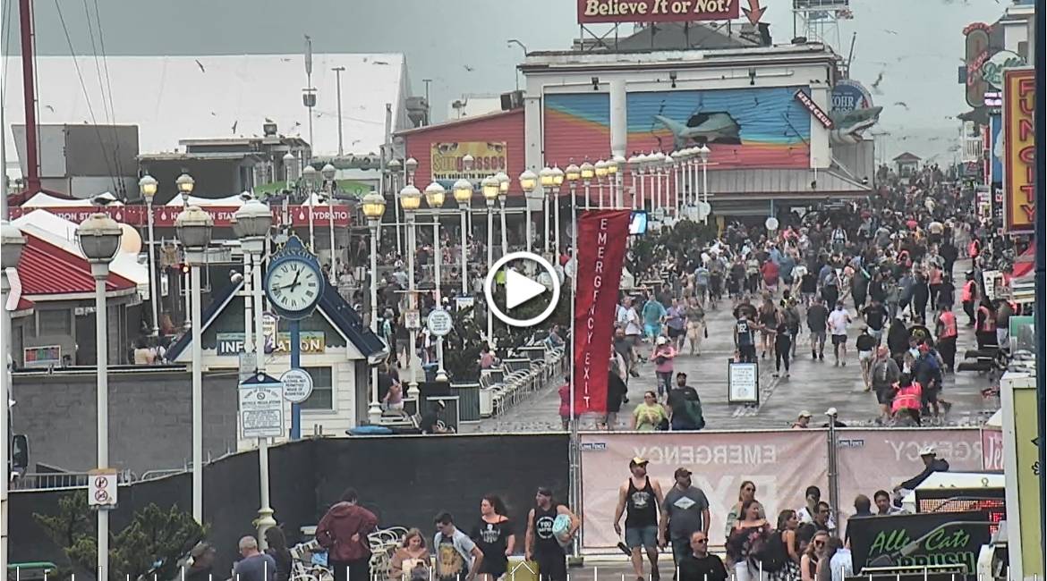 Boardwalk Cam from the Plim Plaza Hotel