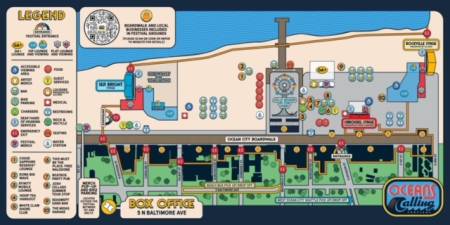 Oceans Calling Festival layout plan