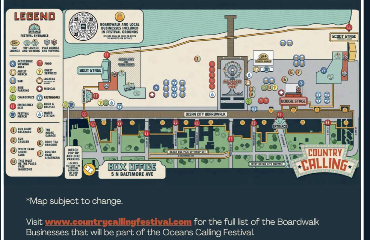 Country Calling Festival Guide Performances Schedule and Maps
