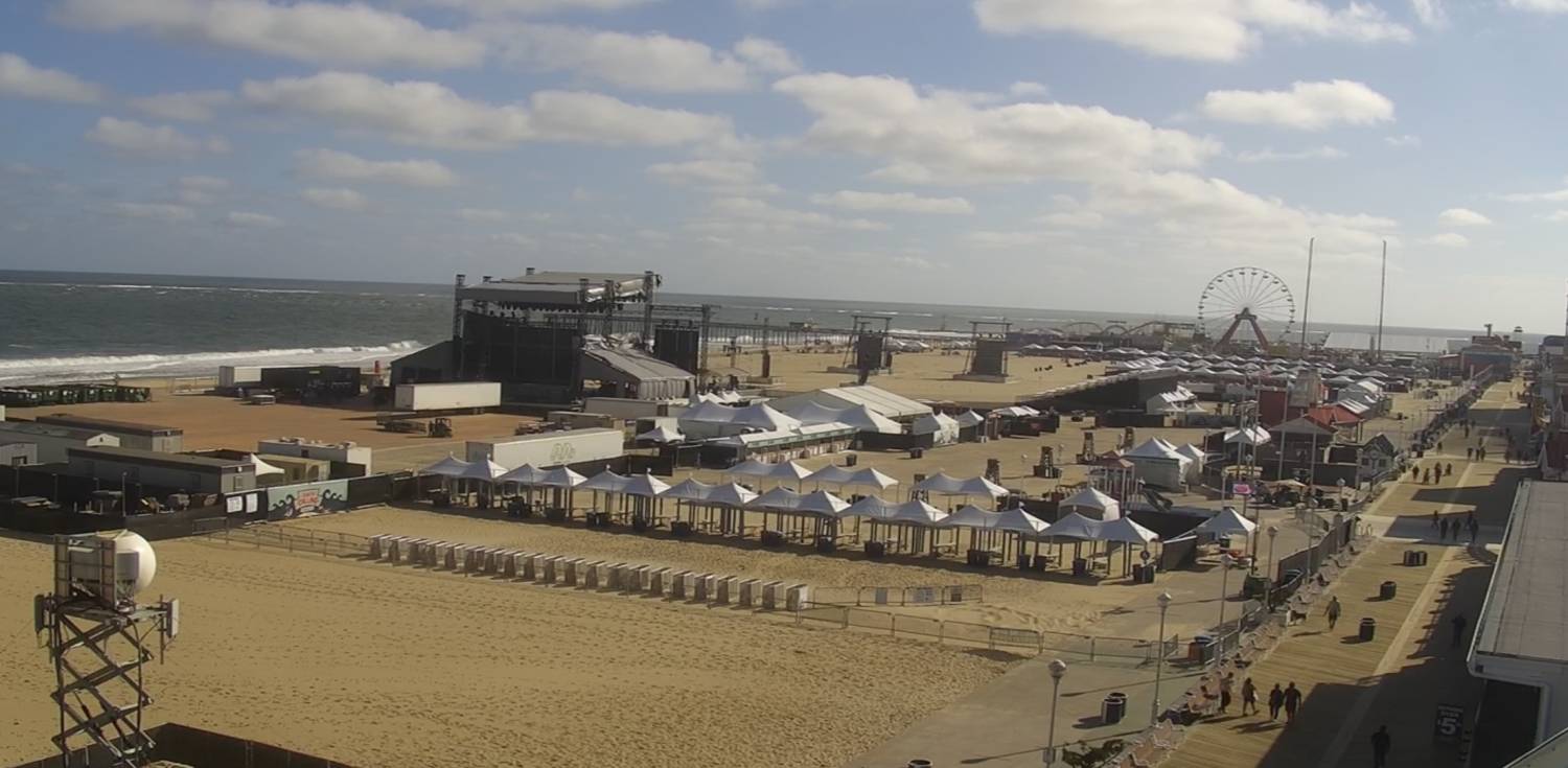 Ocean 1 Beach and Boardwalk Cam