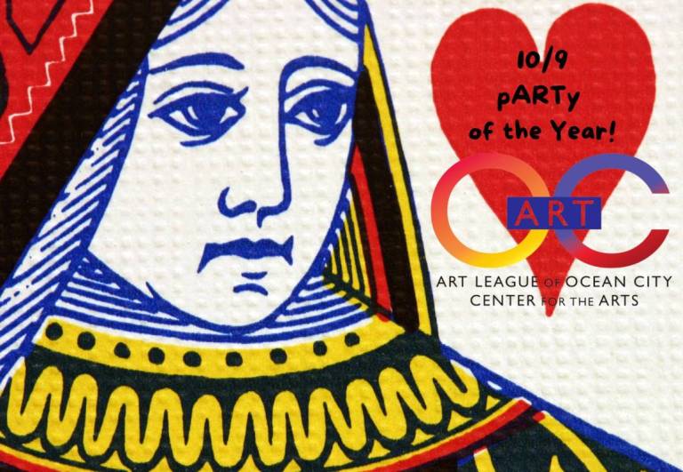 queen of hearts party of the year art league of ocean city