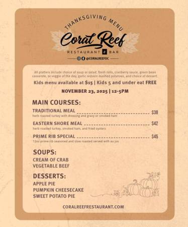 Coral Reef Thanksgiving