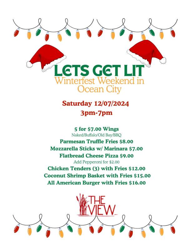 Specials at the View for Let's Get Lit