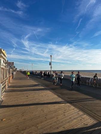 Ocean City Running Festival on boardwalk