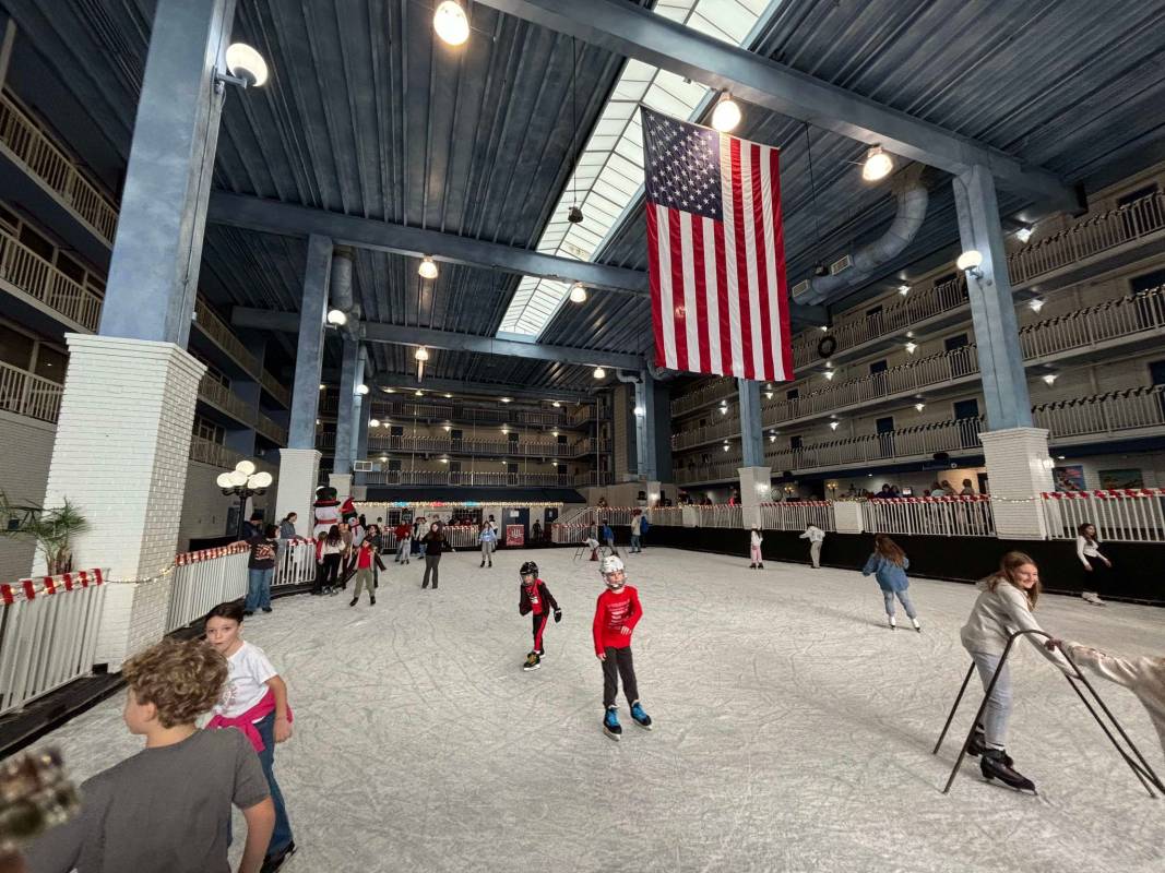 Ice Skate at The Carousel in Ocean City, Maryland this Christmas