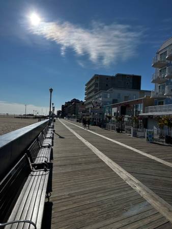 boardwalk view on quiet day