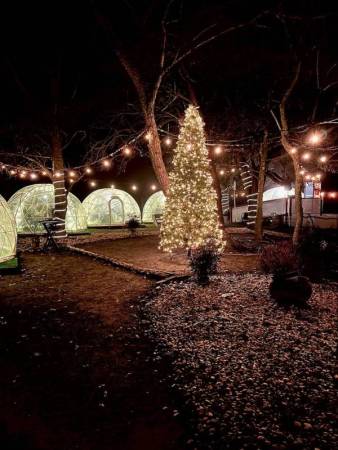Windmill Creek Winery is a charming igloo dining experience within minutes of Ocean City, Maryland.