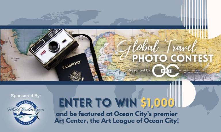 Art League of Ocean City Seeks Votes and Entries for “Global Travel Photo Contest” With $1,000 Grand Prize
