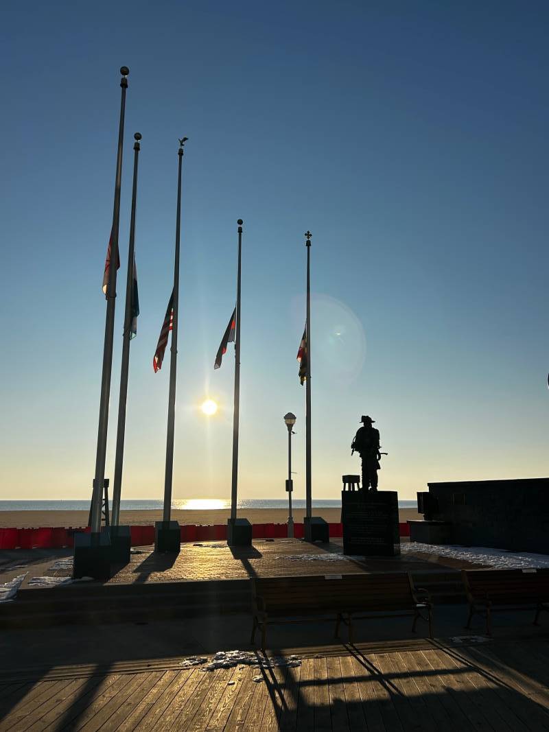 Firefighters Memorial sculpture