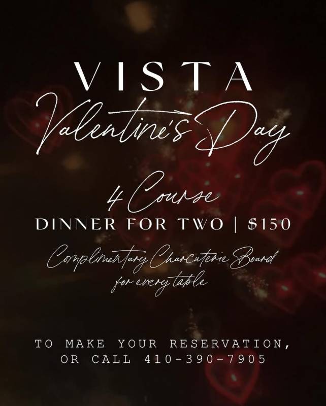 Valentines Day at Vista Rooftop