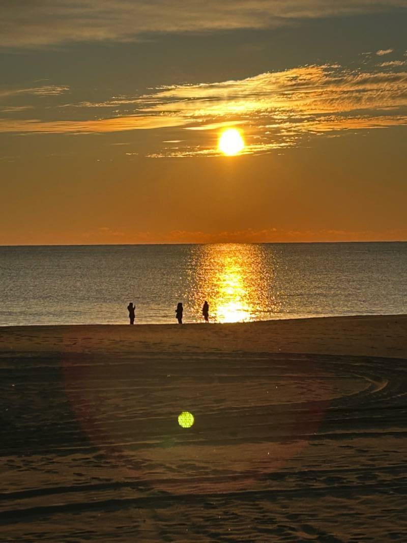 sunrise on OC beach