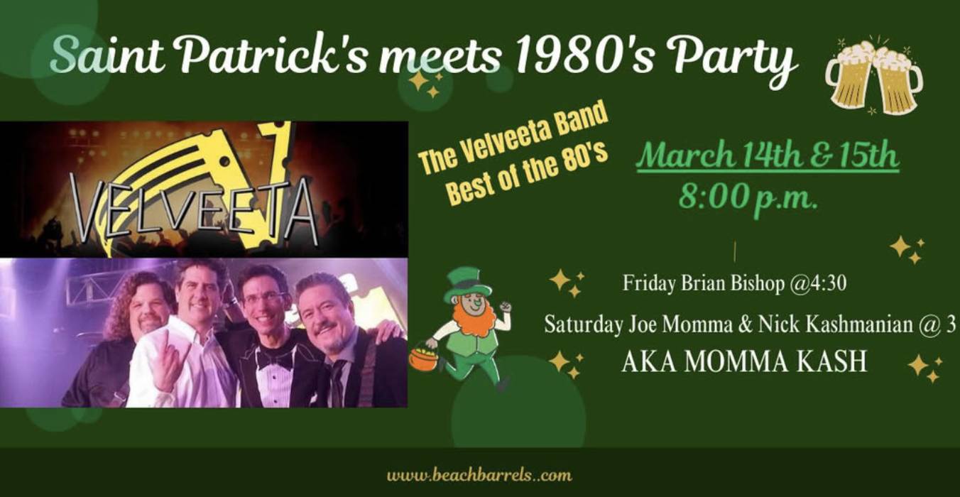 Beach Barrels St Patricks Day